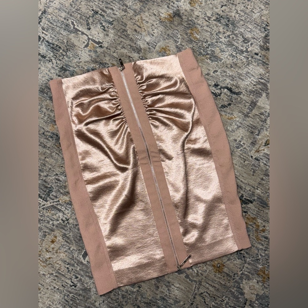Bebe Shiny Rose Skirt View 2